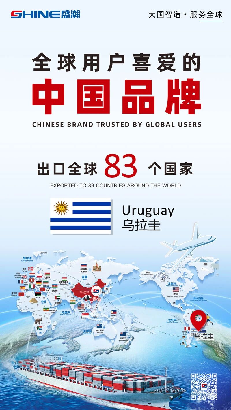 喜報(bào) | 盛瀚產(chǎn)品出口國家增至83個(gè)！